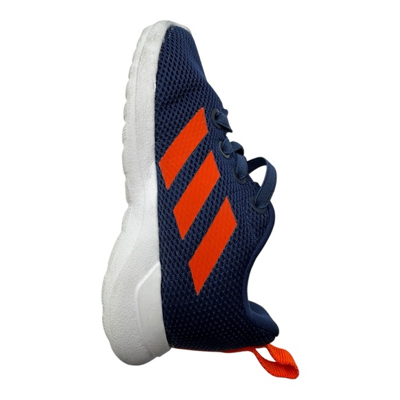 Adidas Kids Sneakers Size 5.5K Navy Blue Red Stripes Mesh Running‎ Shoes - Picture 6 of 10